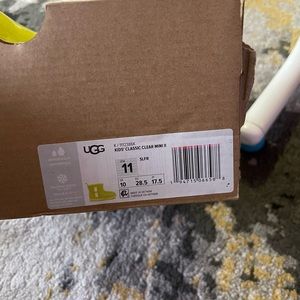 Neon green mini Ugg clear classic boot 11